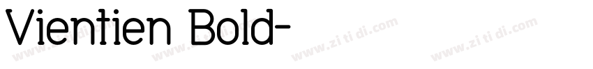 Vientien Bold字体转换